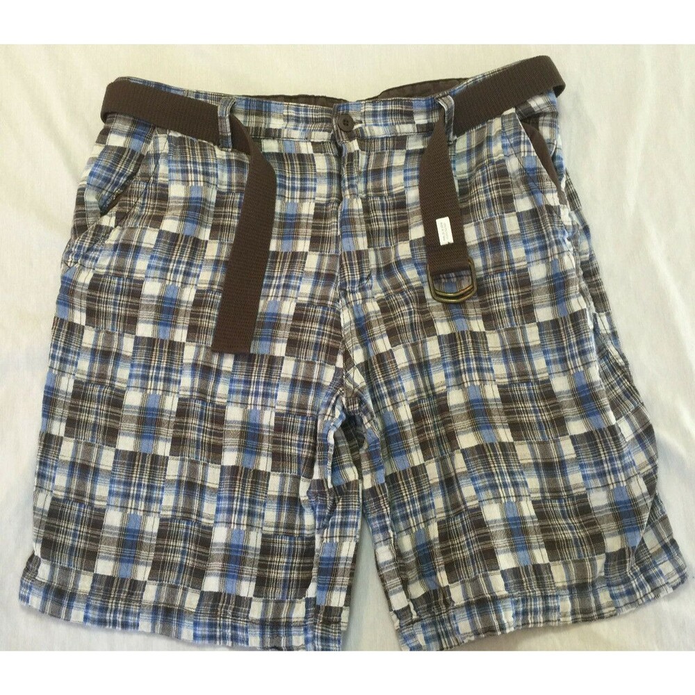 ALPINE DESIGN MENS COTTON BELTED SHORTS SIZE 40